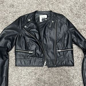 Faux Leather Jacket